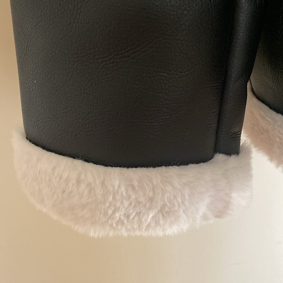 Joie Faux Leather Aviator Jacket - Picture 4 of 10